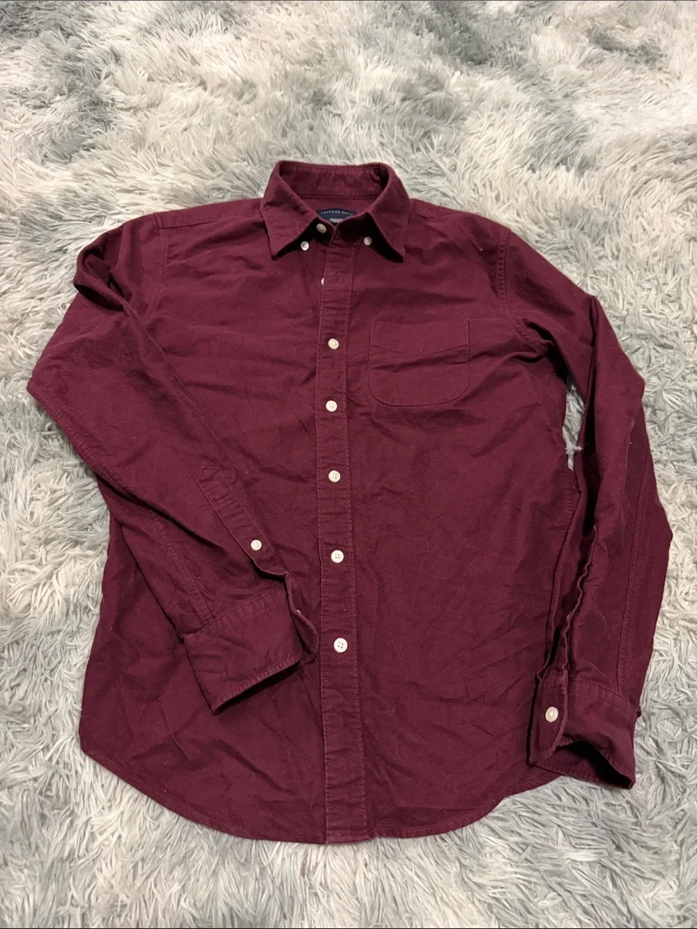 American Eagle shirt XS button down Maroon
